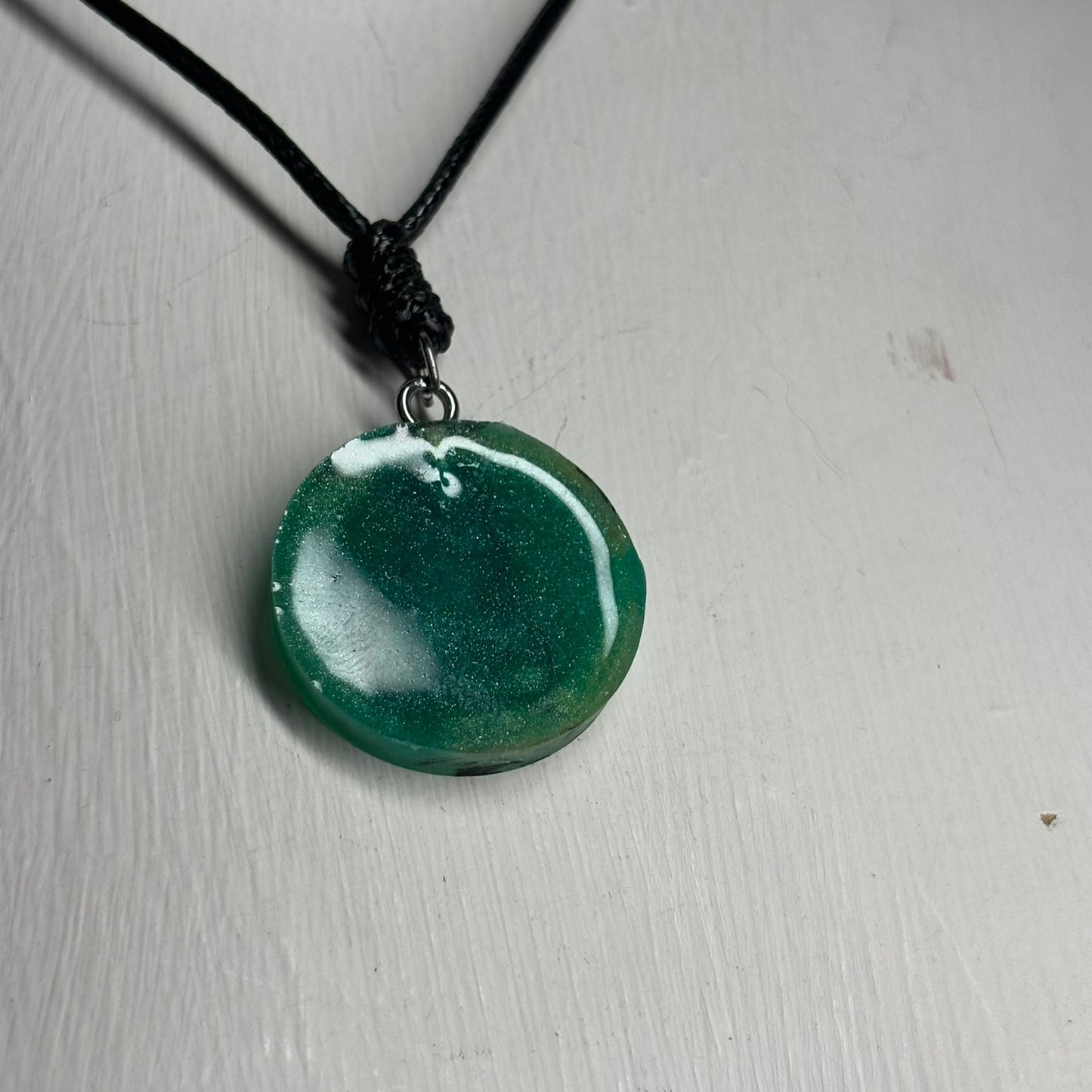 Rush Green Pawn - Handmade Resin Chess Necklace