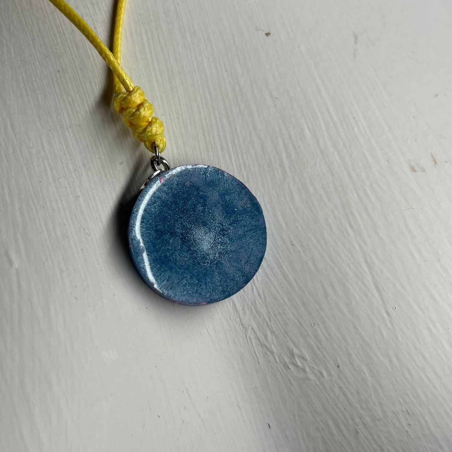 Blueberry Pink Knight - Handmade Resin Chess Necklace