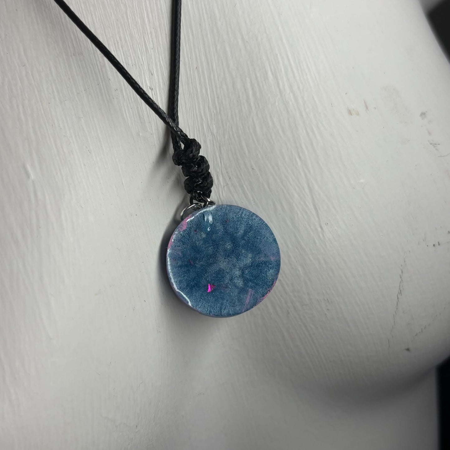 Pink Pawn Queen - Handmade Resin Chess Necklace