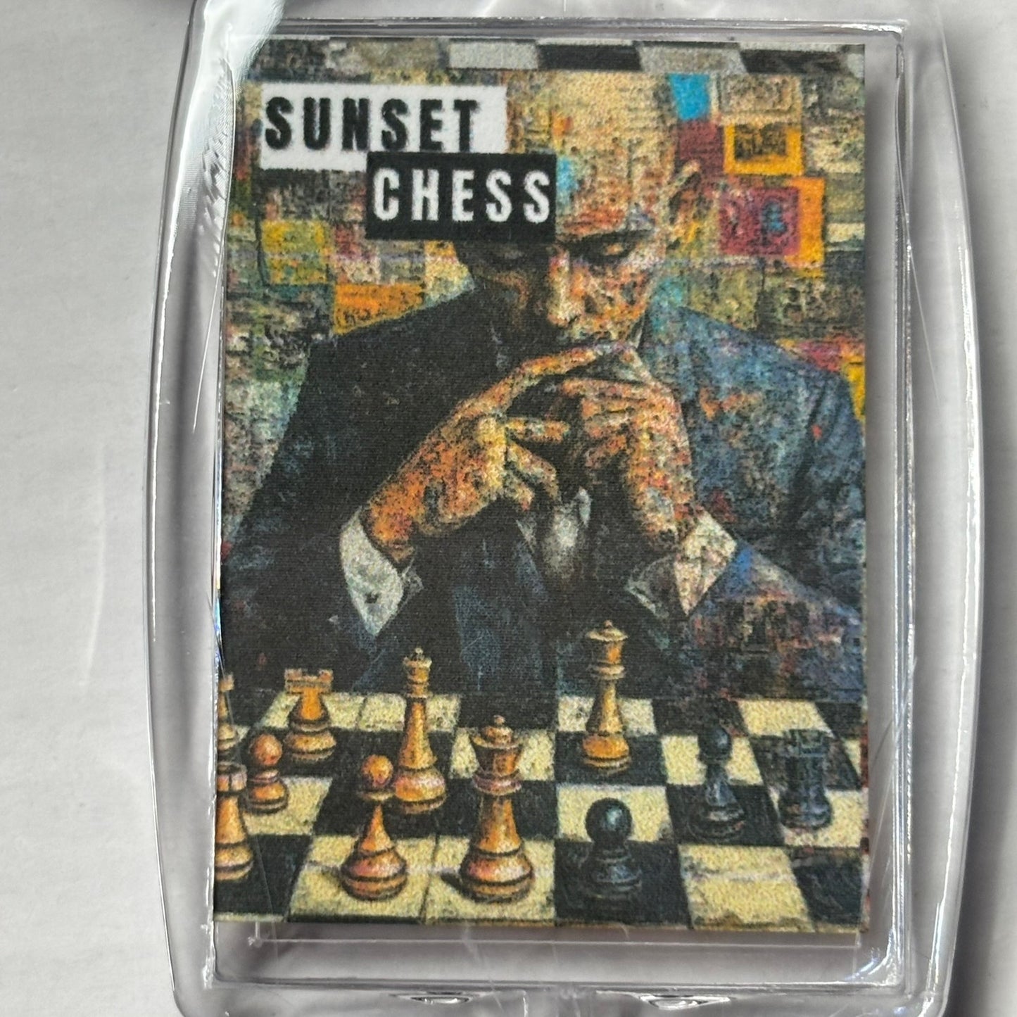 Many Choices - Chess  Photo Keychain