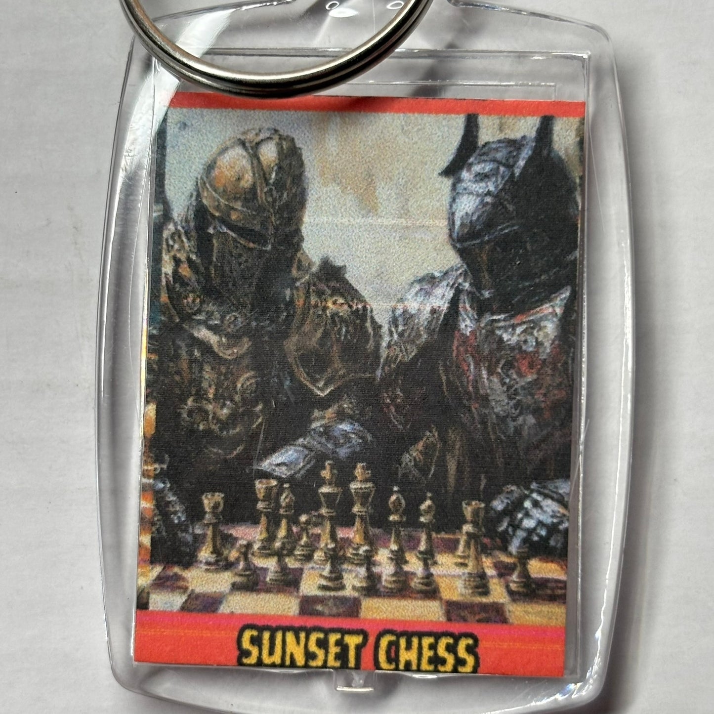 Knight Bros - Chess  Photo Keychain