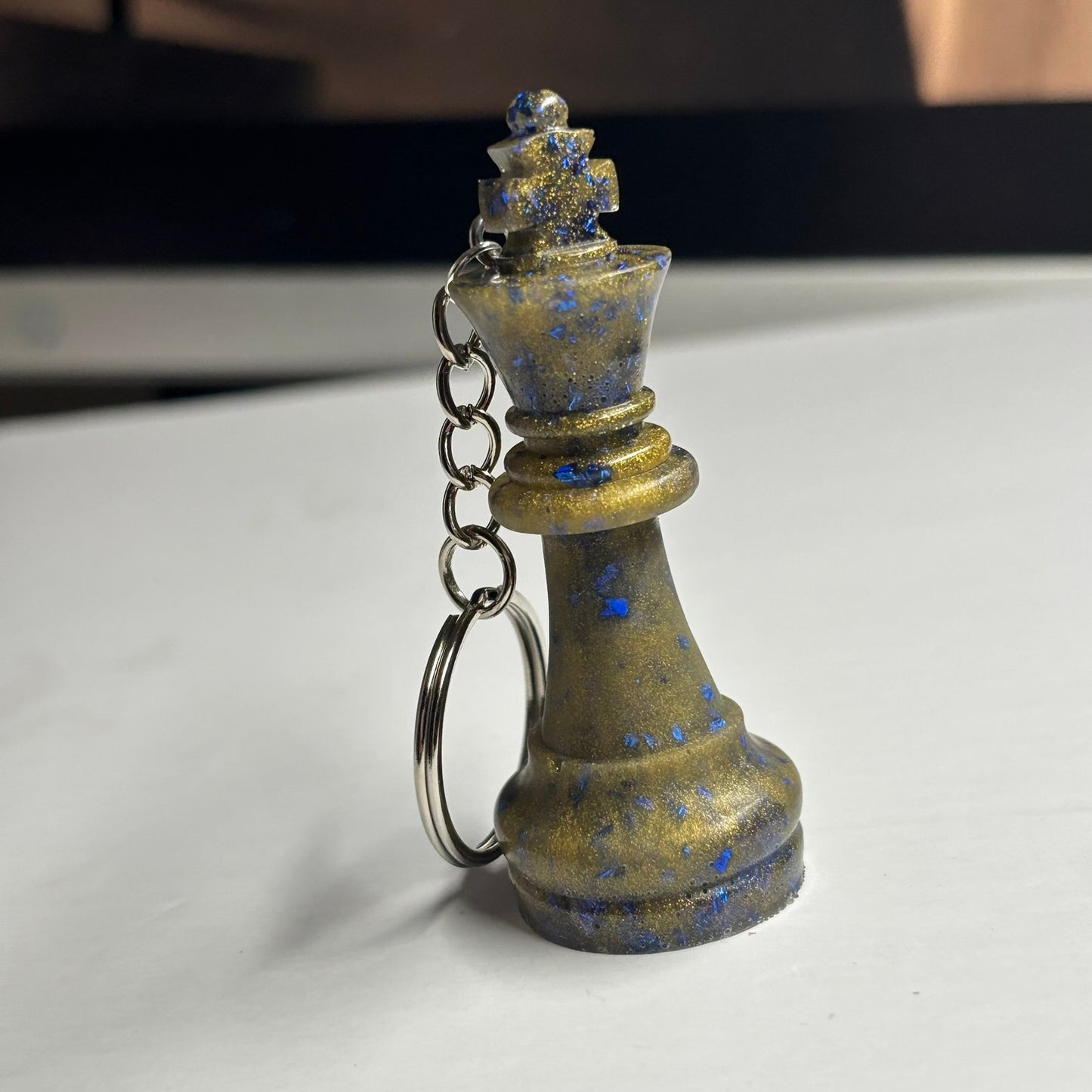 Army Green - Handmade Resin Keychain