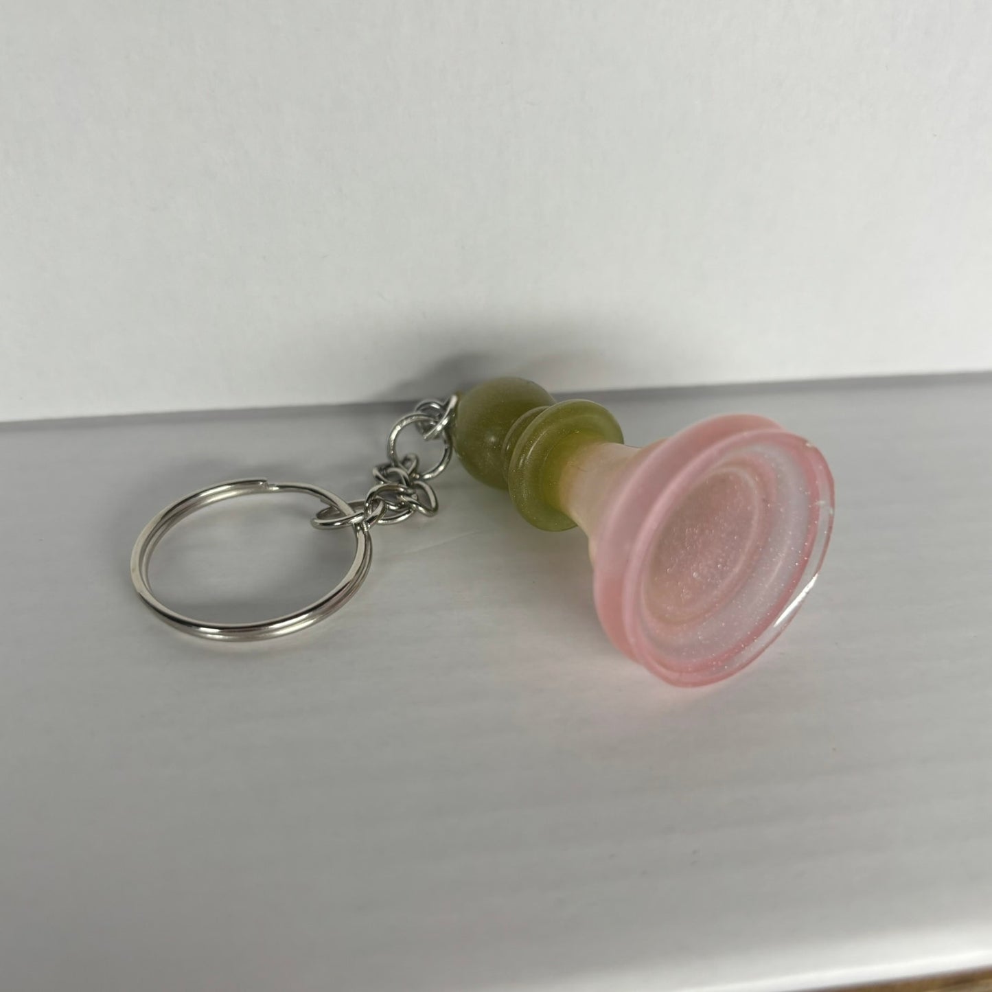 Royal Bishop Handmade Resin Keychain - One of a Kind Design