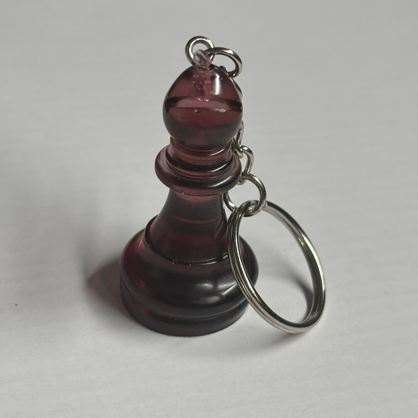 Royal Violet Red Bishop - Handmade Resin Keychain