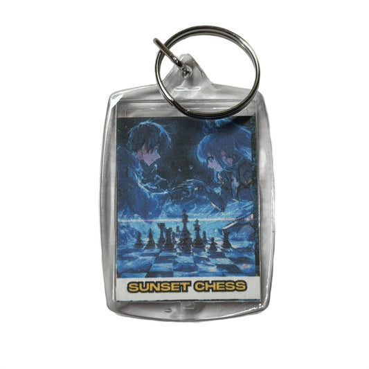 Anime Battle - Chess  Photo Keychain