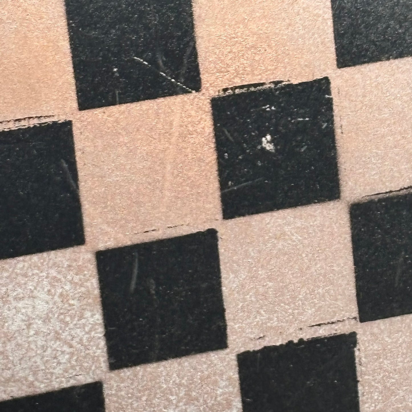 Rustic Brown - Painted Chess Board