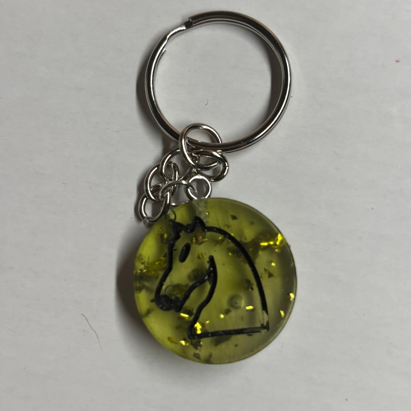 Green Leaves Knight - Handmade Resin Keychain