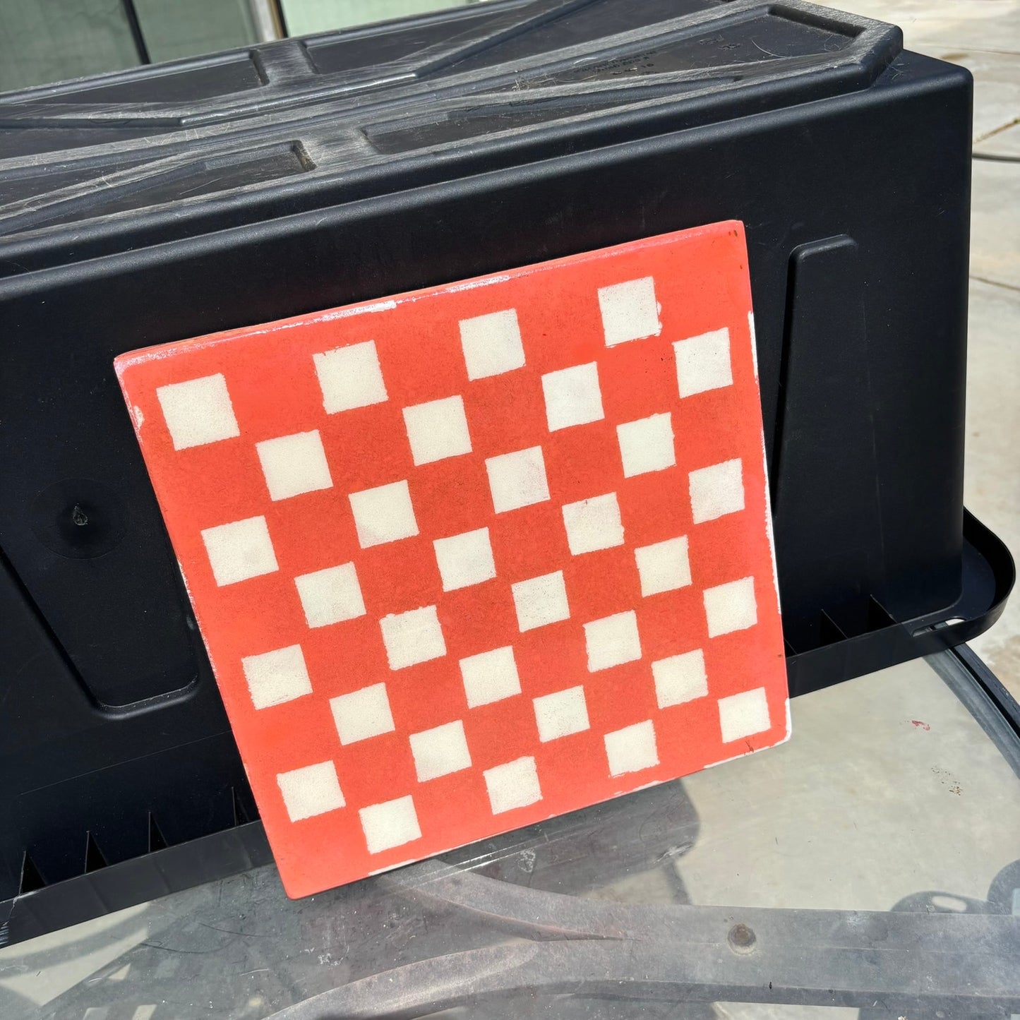 Peach Colored - Resin Coated Chess Board