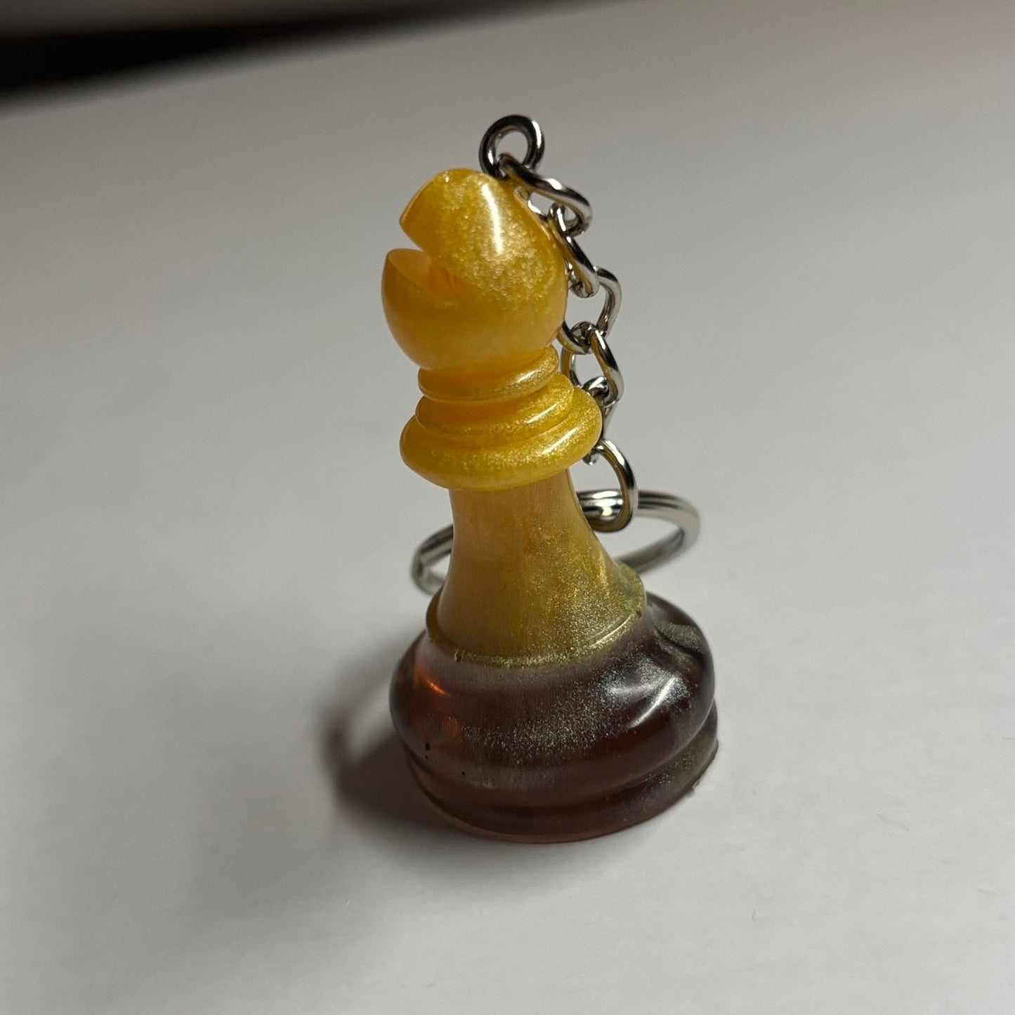 Yellow Coffee Bishop - Handmade Resin Keychain