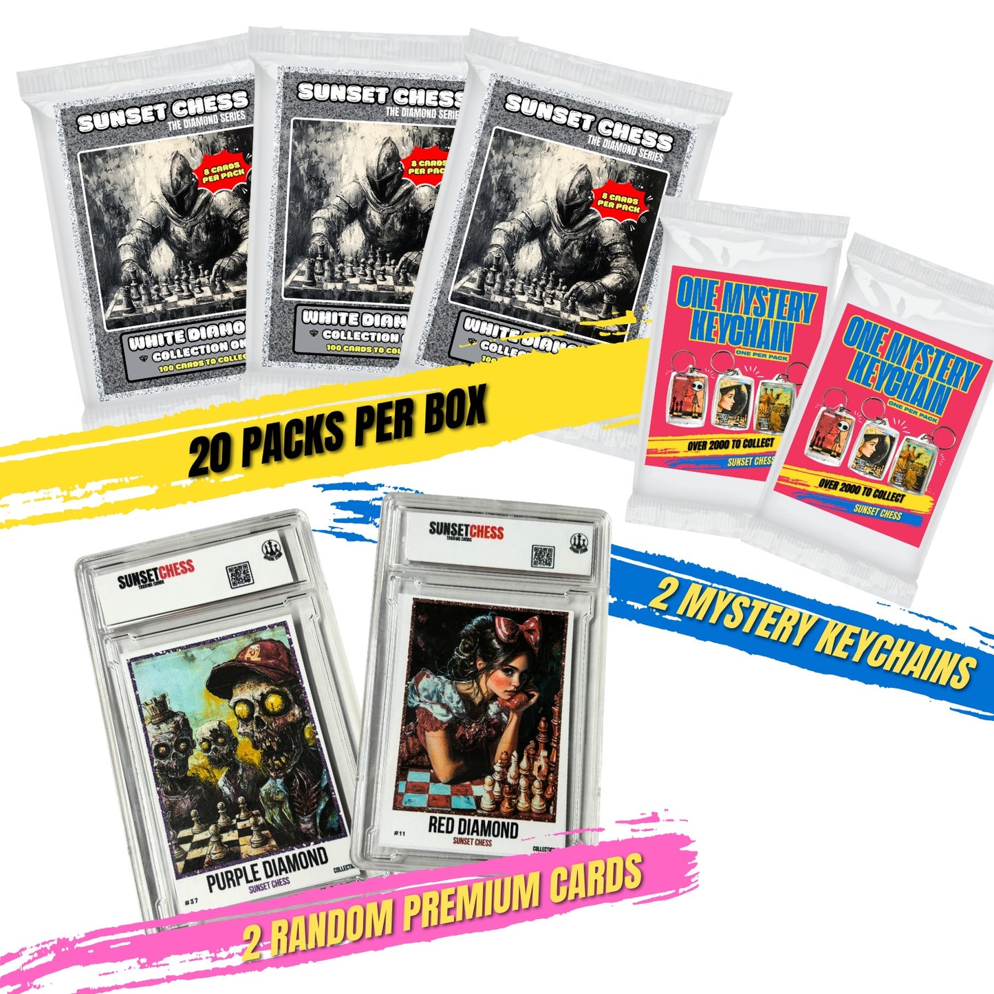 White Diamond Part 1 - Jumbo Box Pack - Chess Trading Cards