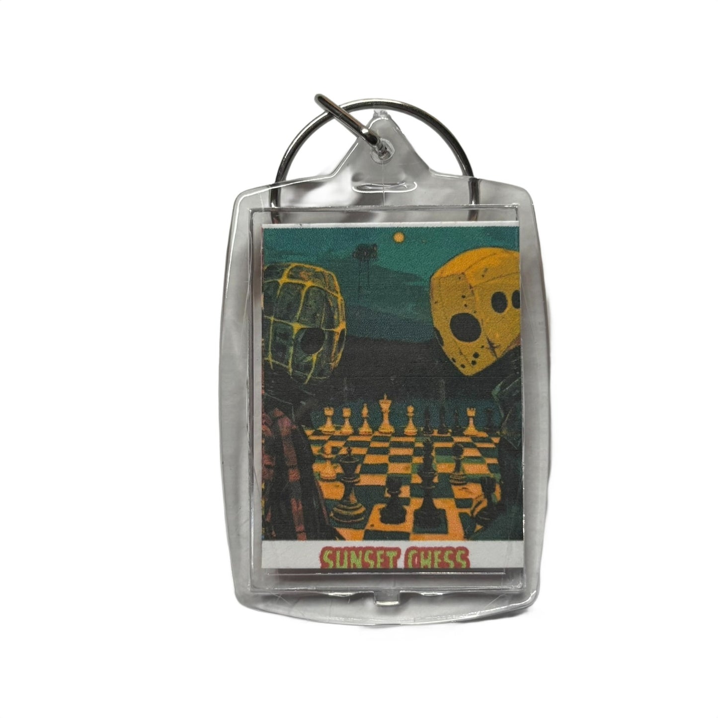 The Rivalry - Chess  Photo Keychain