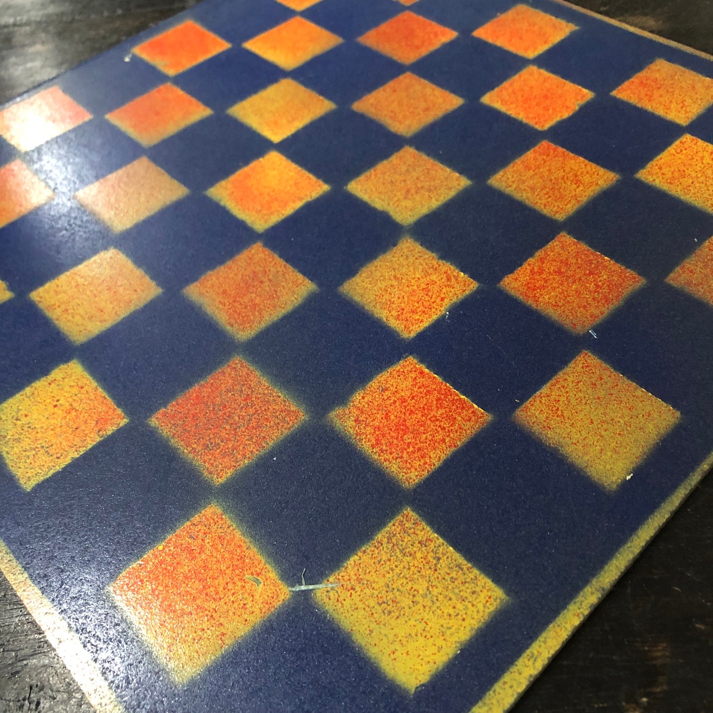 Spooky Purple - Painted Chess Set
