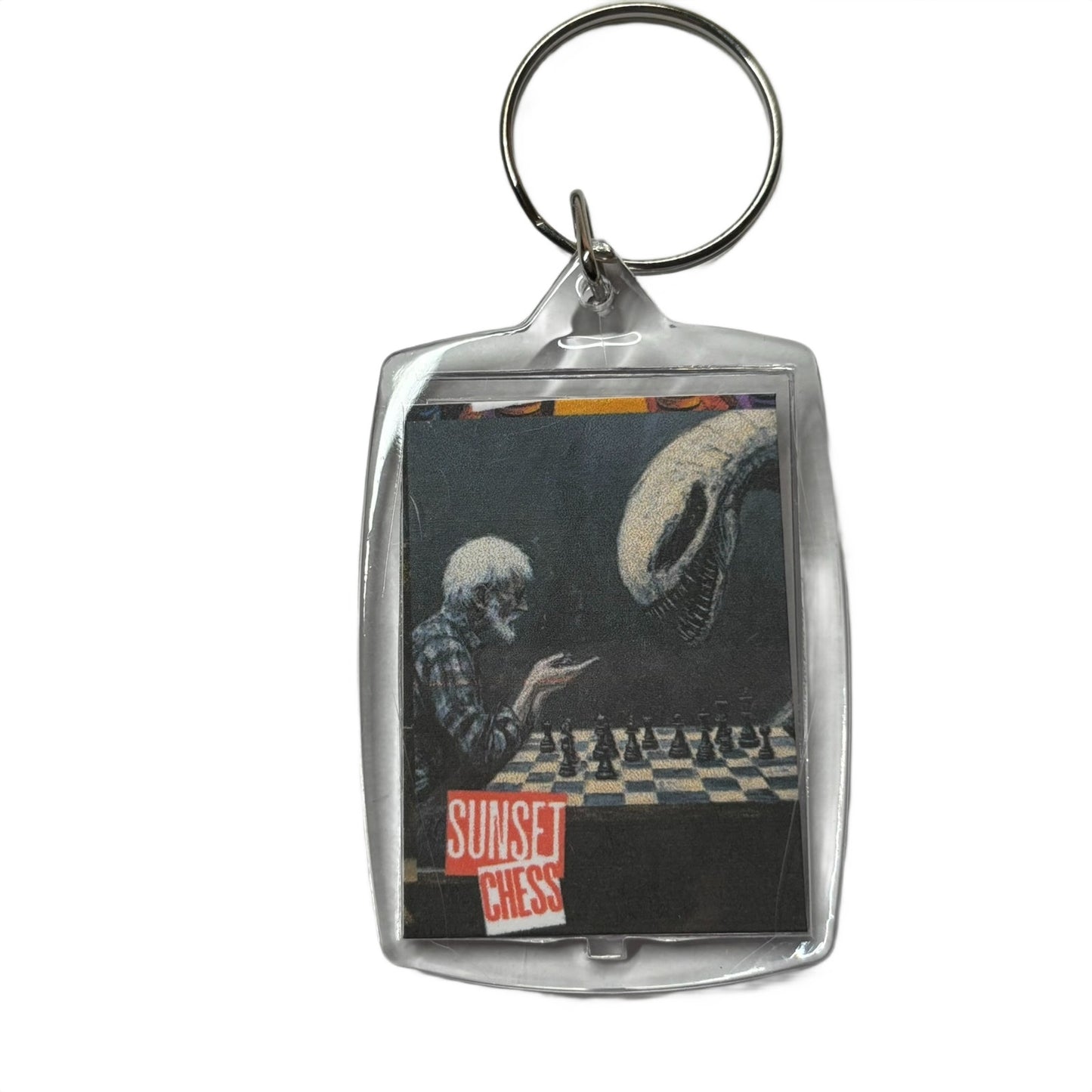Man vs Alien - Chess  Photo Keychain