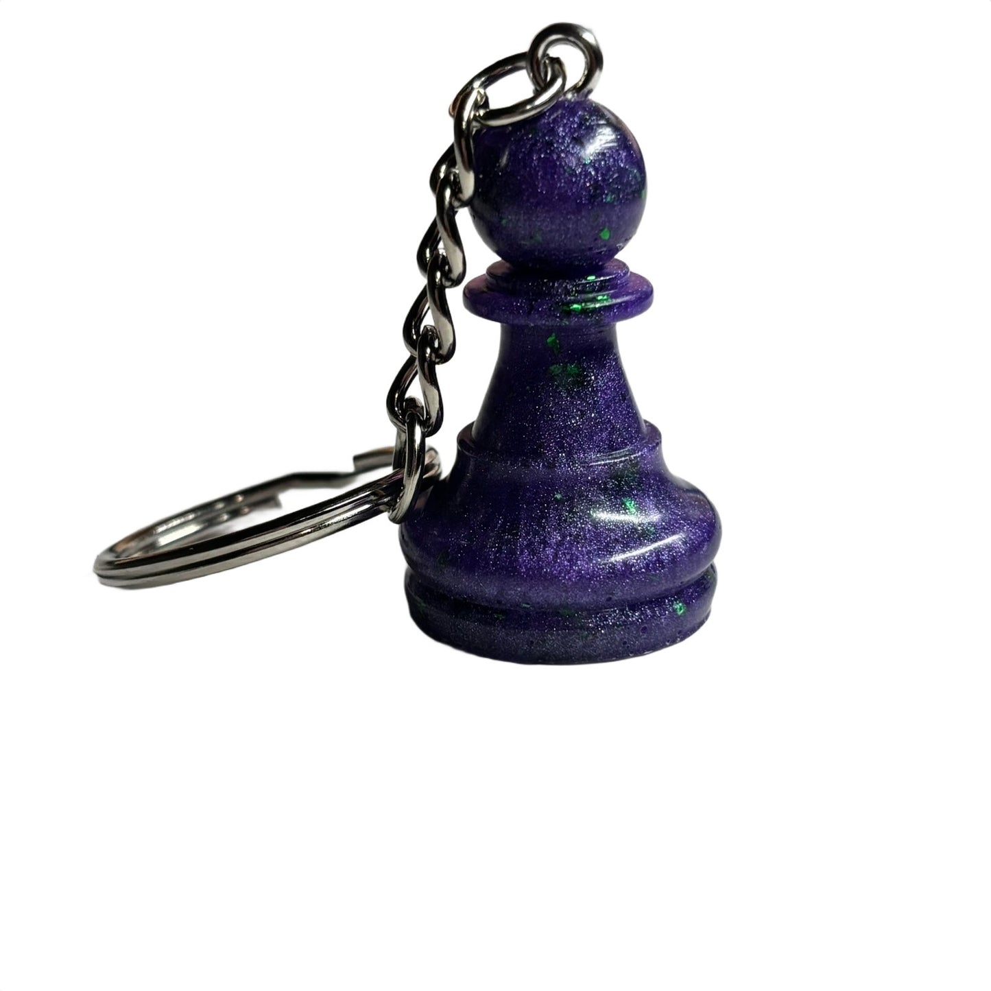 Purple Pawn - Handmade Resin Keychain