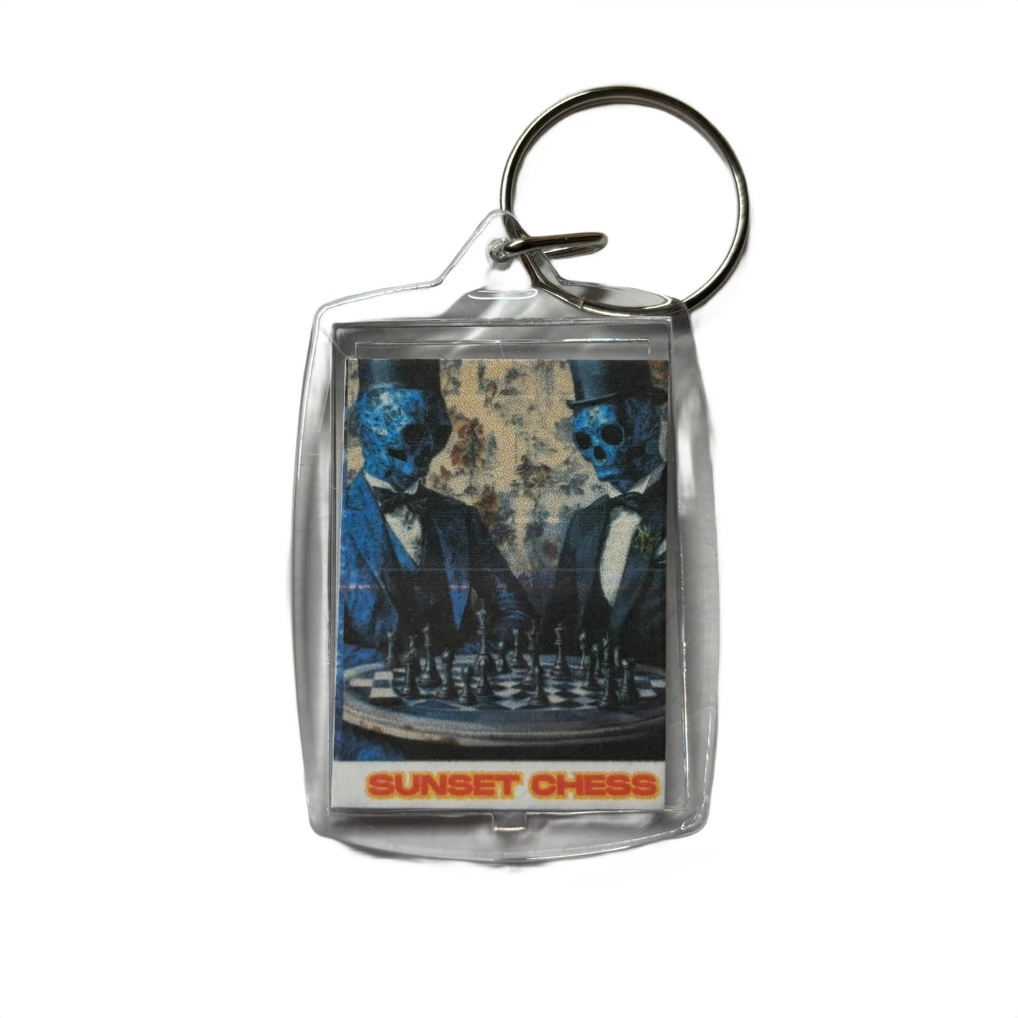 Blue Luxury - Chess  Photo Keychain