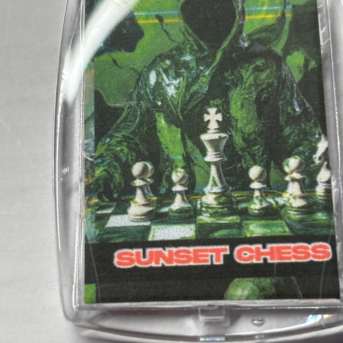 Green Goo - Chess  Photo Keychain