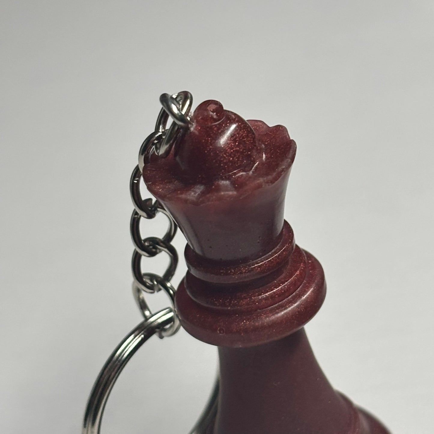 Bronze Red Queen - Handmade Resin Keychain