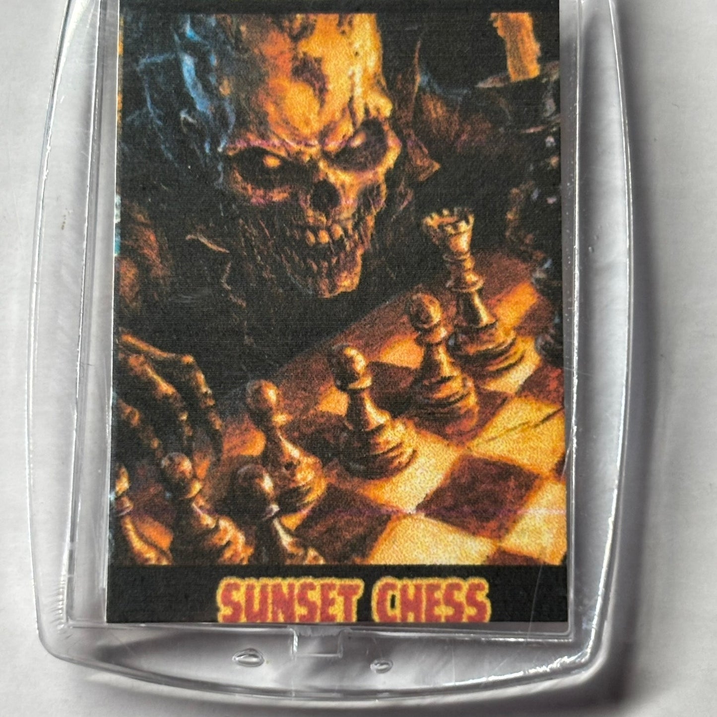 Zombie - Chess  Photo Keychain