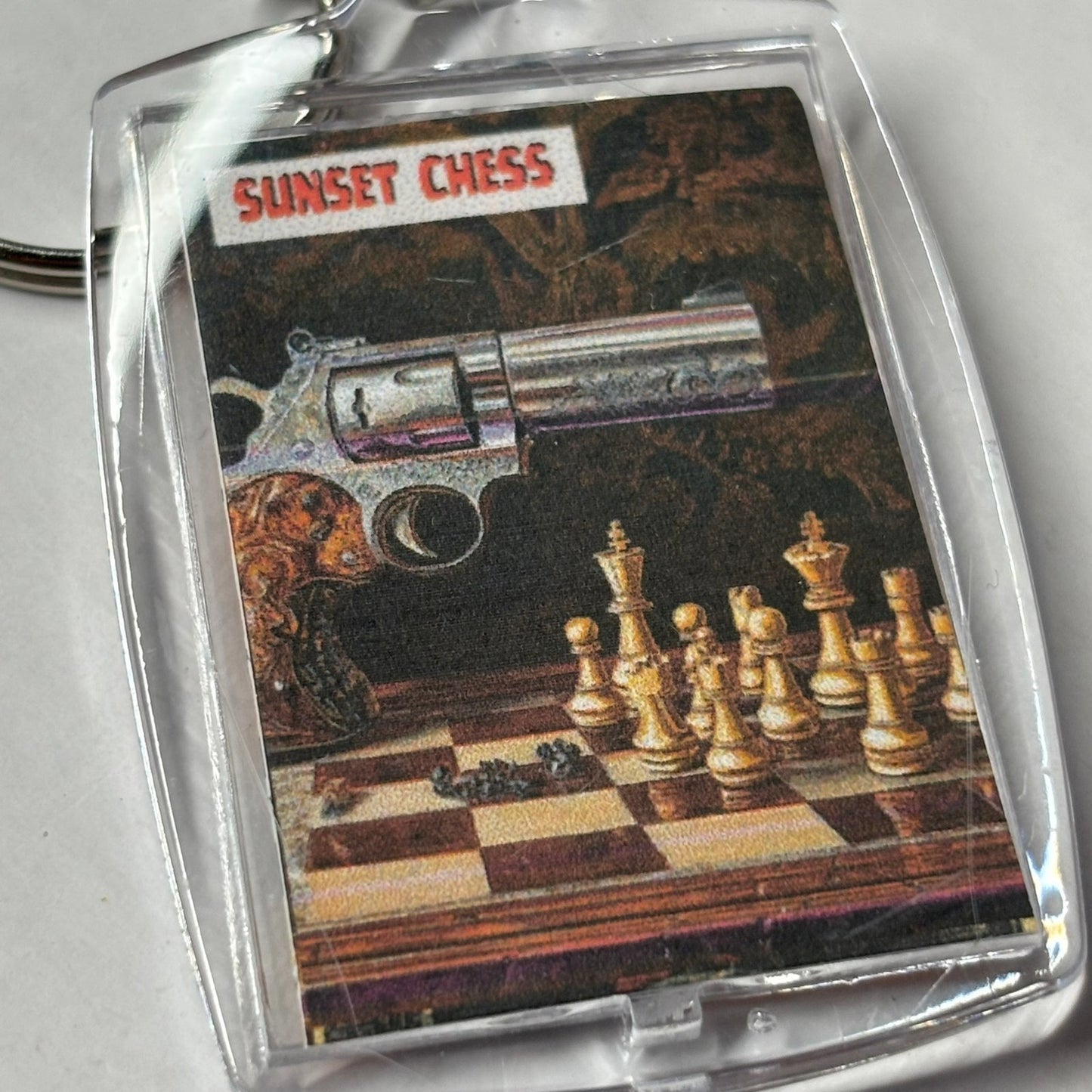 Heavy Hitter - Chess  Photo Keychain