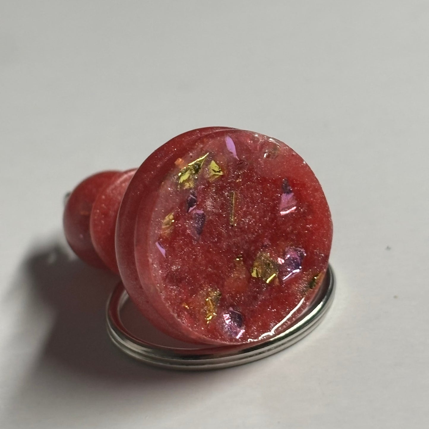 Sweet Red Pawn - Handmade Resin Keychain