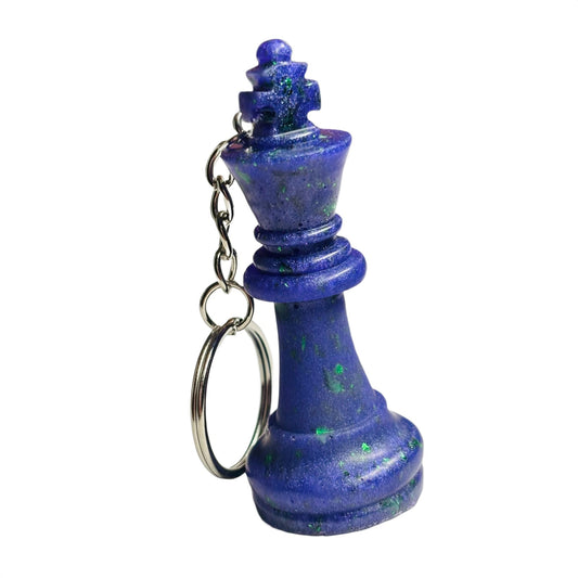 Purple Night King - Handmade Resin Keychain