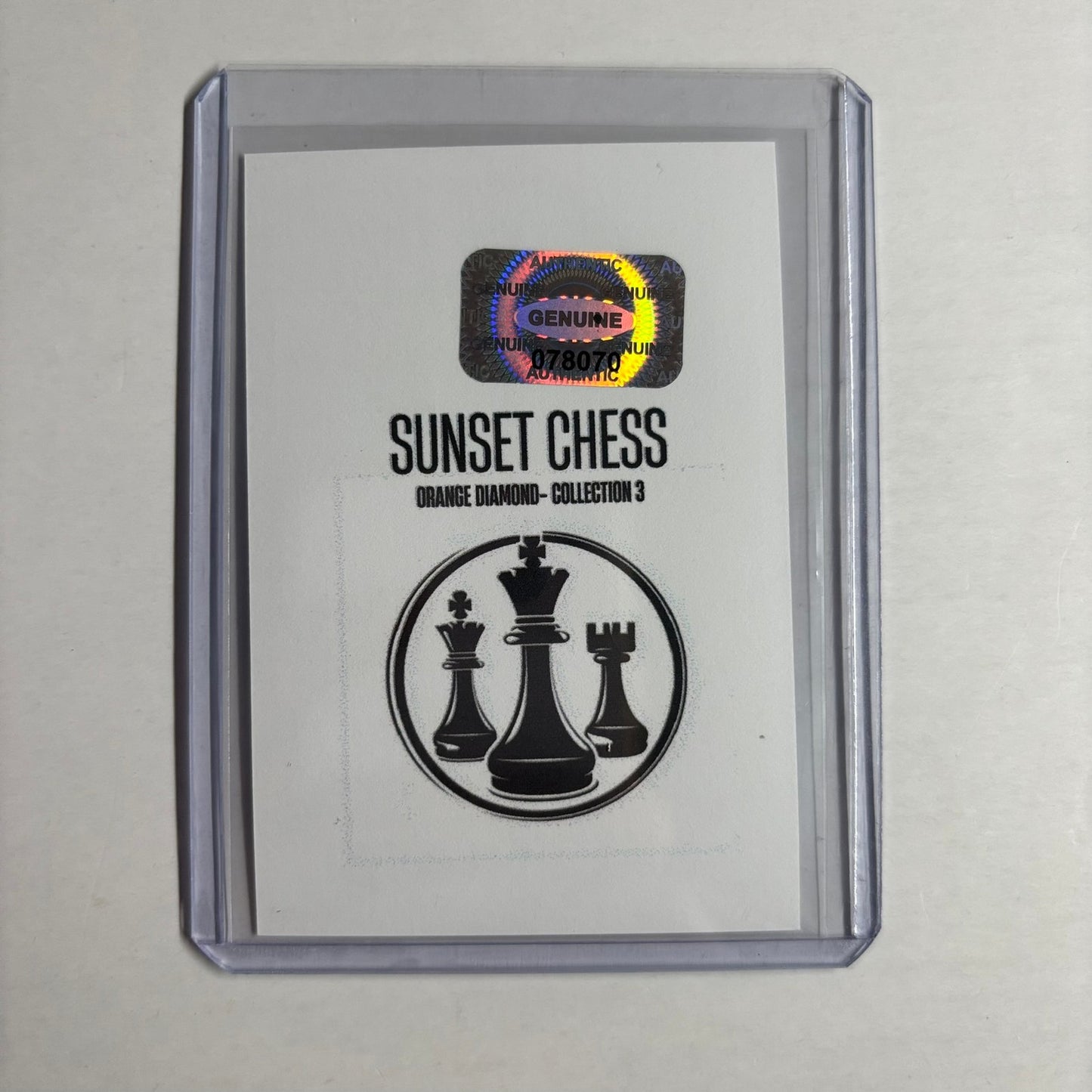 Orange Diamond Collection 3 - Trading Card