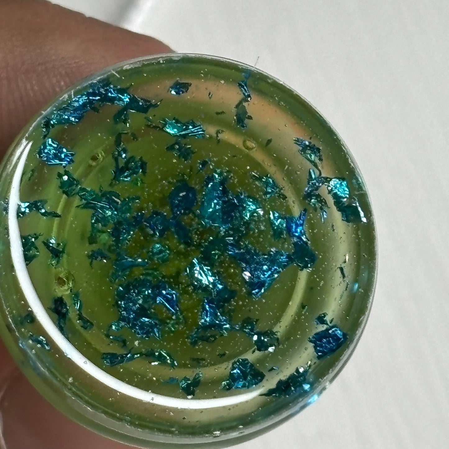 Green Crystal Queen - Handmade Resin Chess Necklace