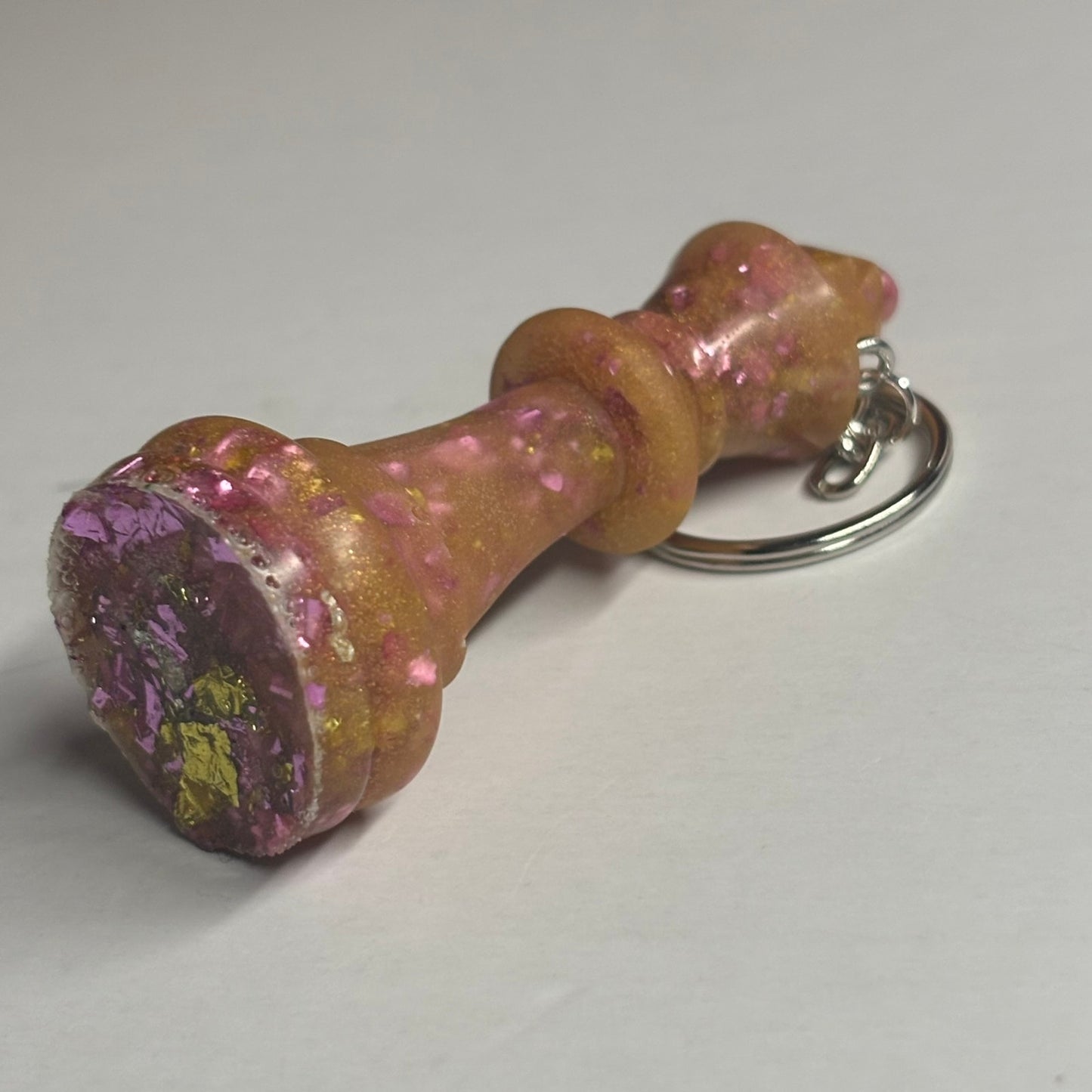 Yellow /Purple King - Handmade Resin Keychain