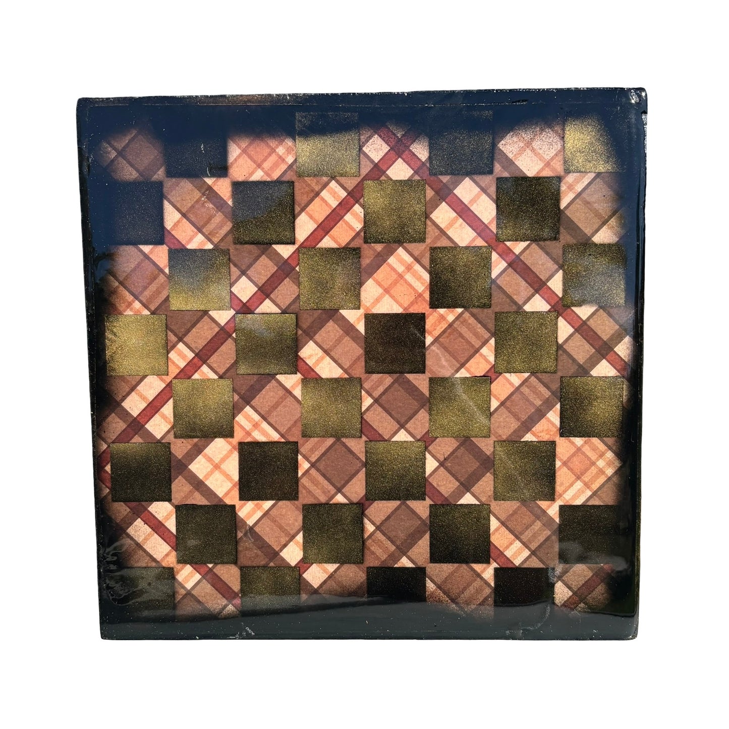 Vintage Brown - Resin Coated Chess Board