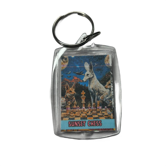 Wild Life - Chess  Photo Keychain