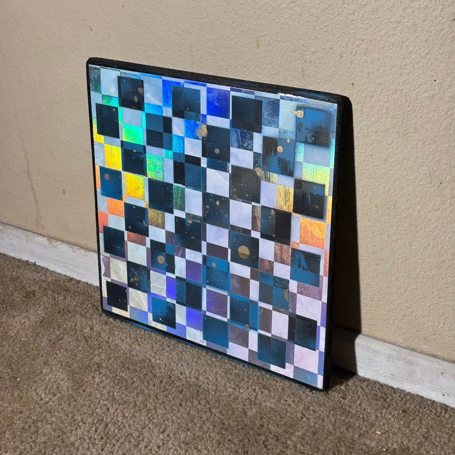 Chrome Shine Delusion - Scrapbook Chess Board