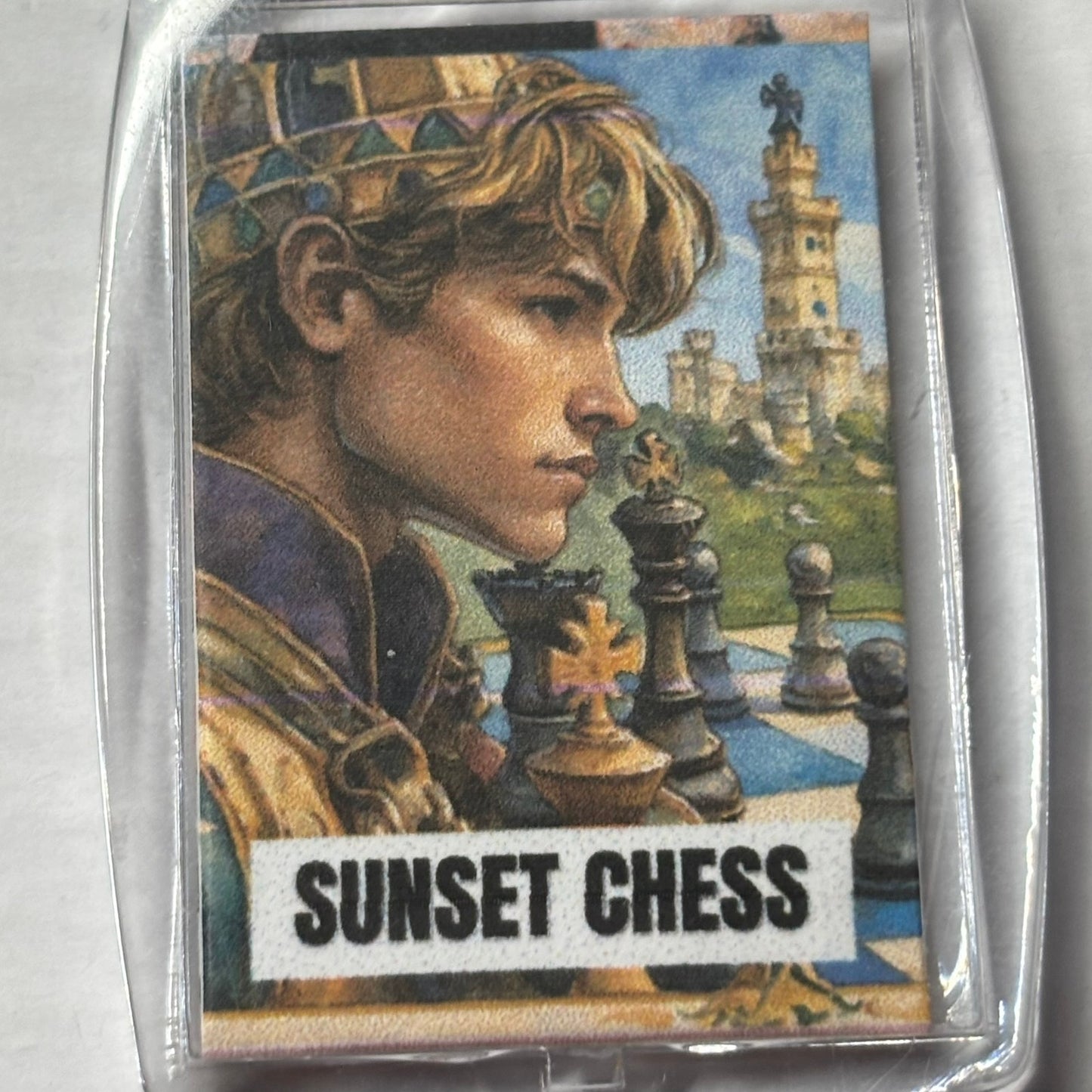 Adventurous Spirit - Chess  Photo Keychain
