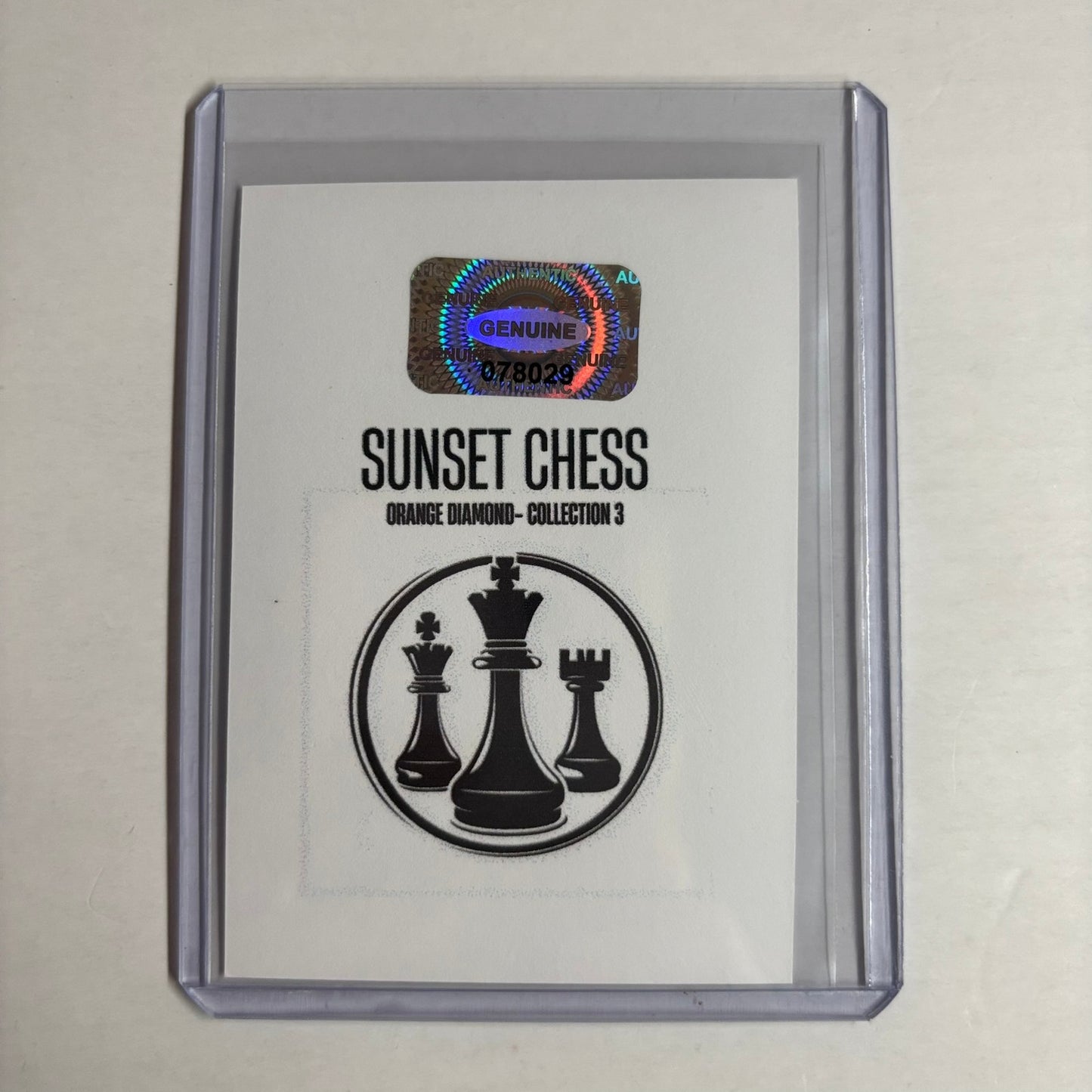 Orange Diamond Collection 3 - Trading Card