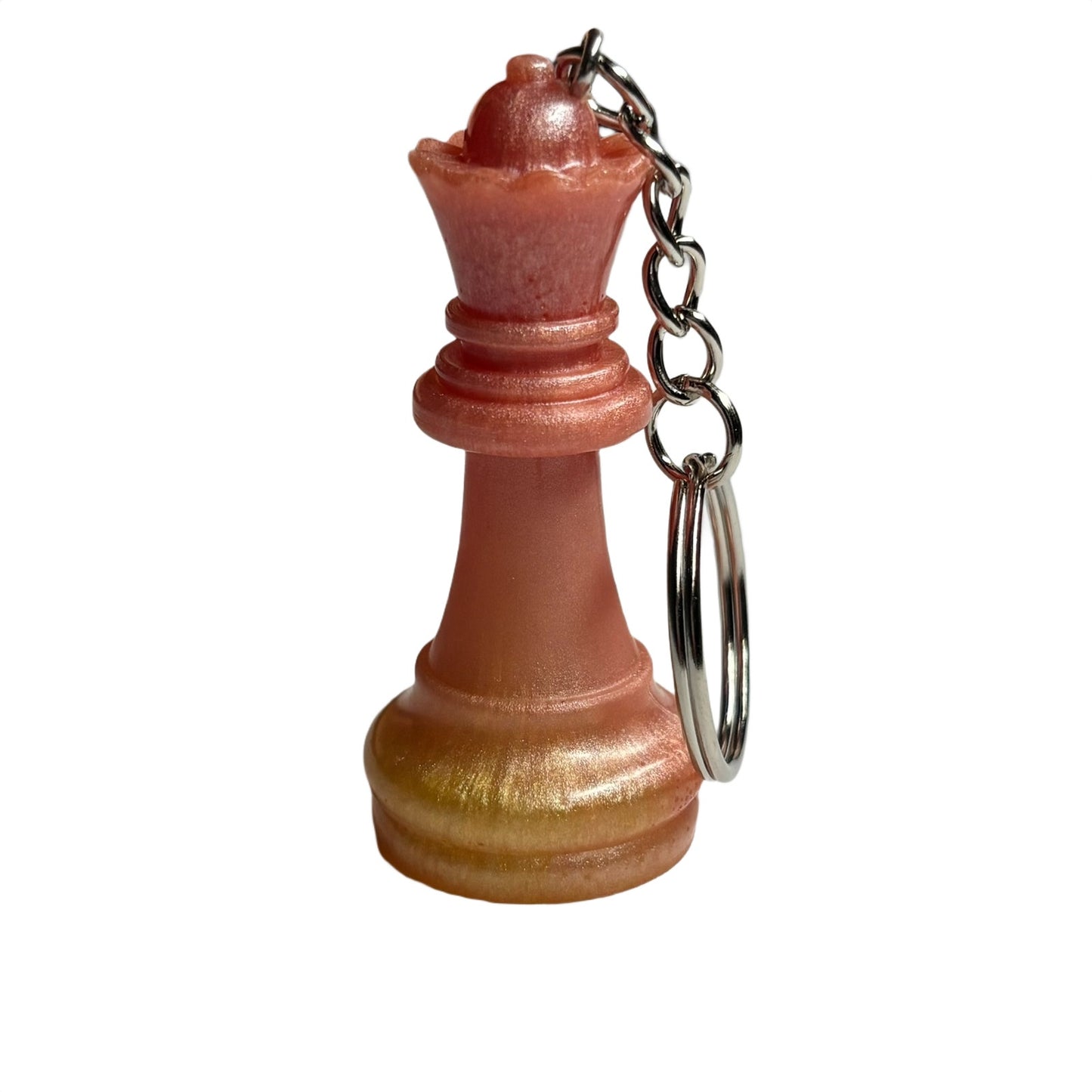 Peach Cream Queen - Handmade Resin Keychain