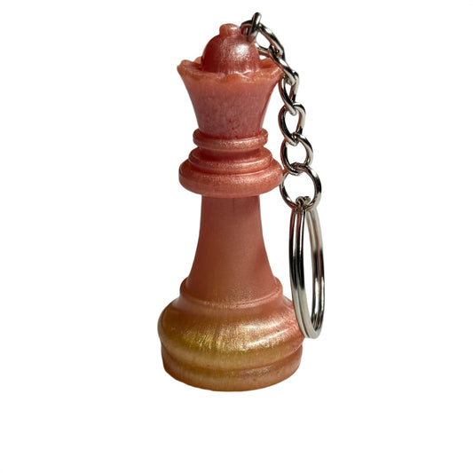 Peach Cream Queen - Handmade Resin Keychain