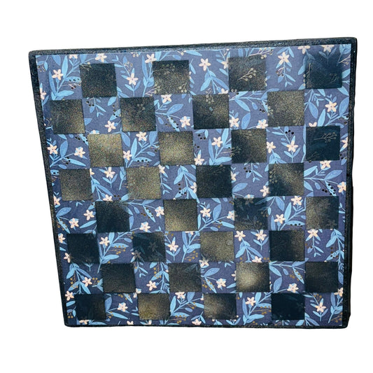 Simple Blue Vintage - Scrapbook Chess Board