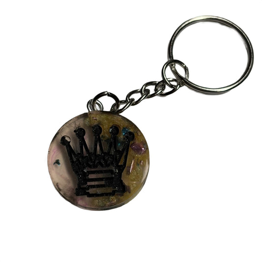 Queens Royalty Handmade Resin Keychain - Flat Edition