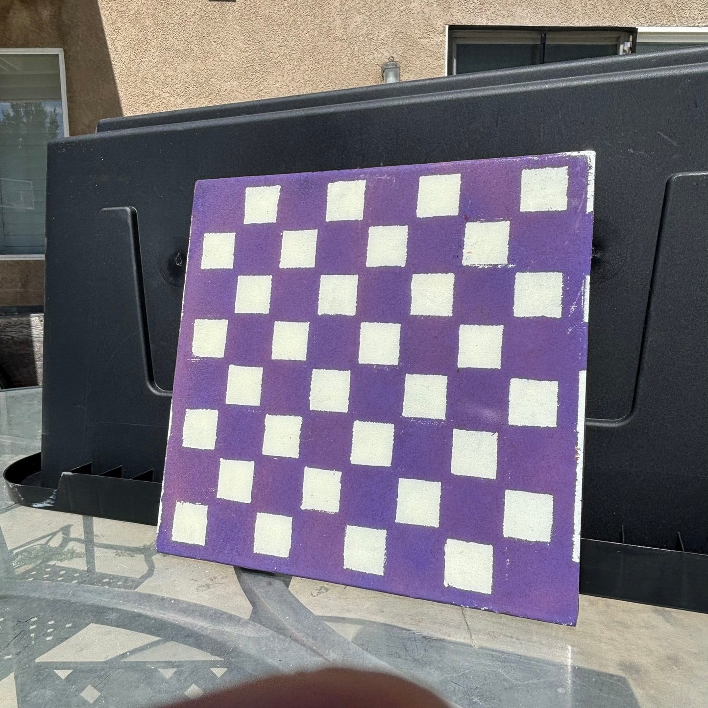 Light Purple - Resin Coated Chess Board