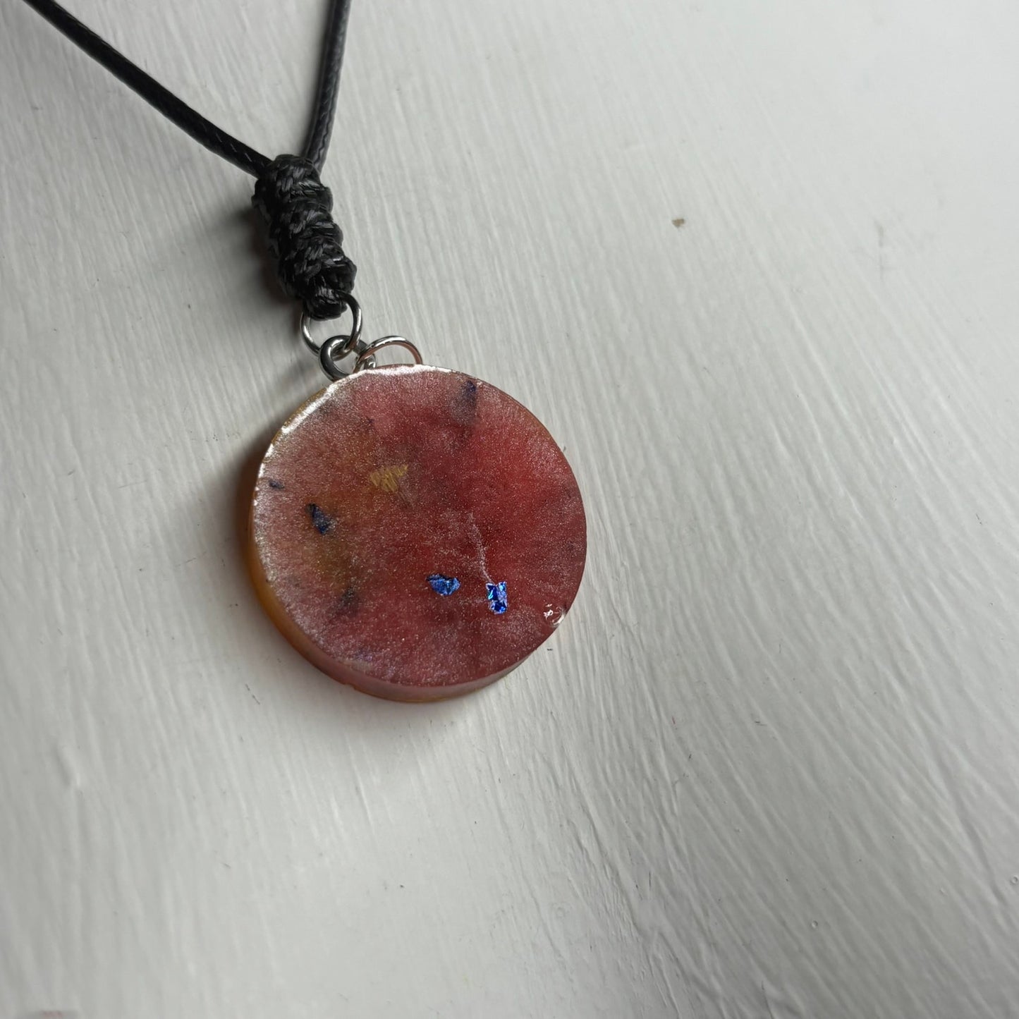 Cosmic Retro King - Handmade Resin Chess Necklace