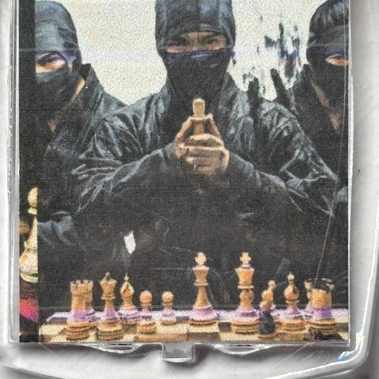 Ninja Gathering - Chess  Photo Keychain