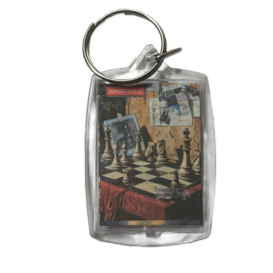 The Table - Chess  Photo Keychain