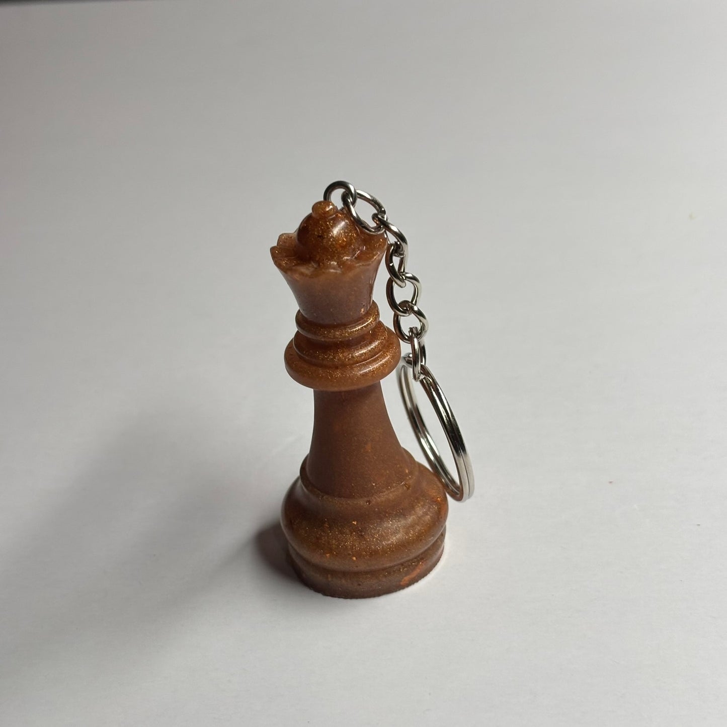 Simple Brown Queen - Handmade Resin Keychain