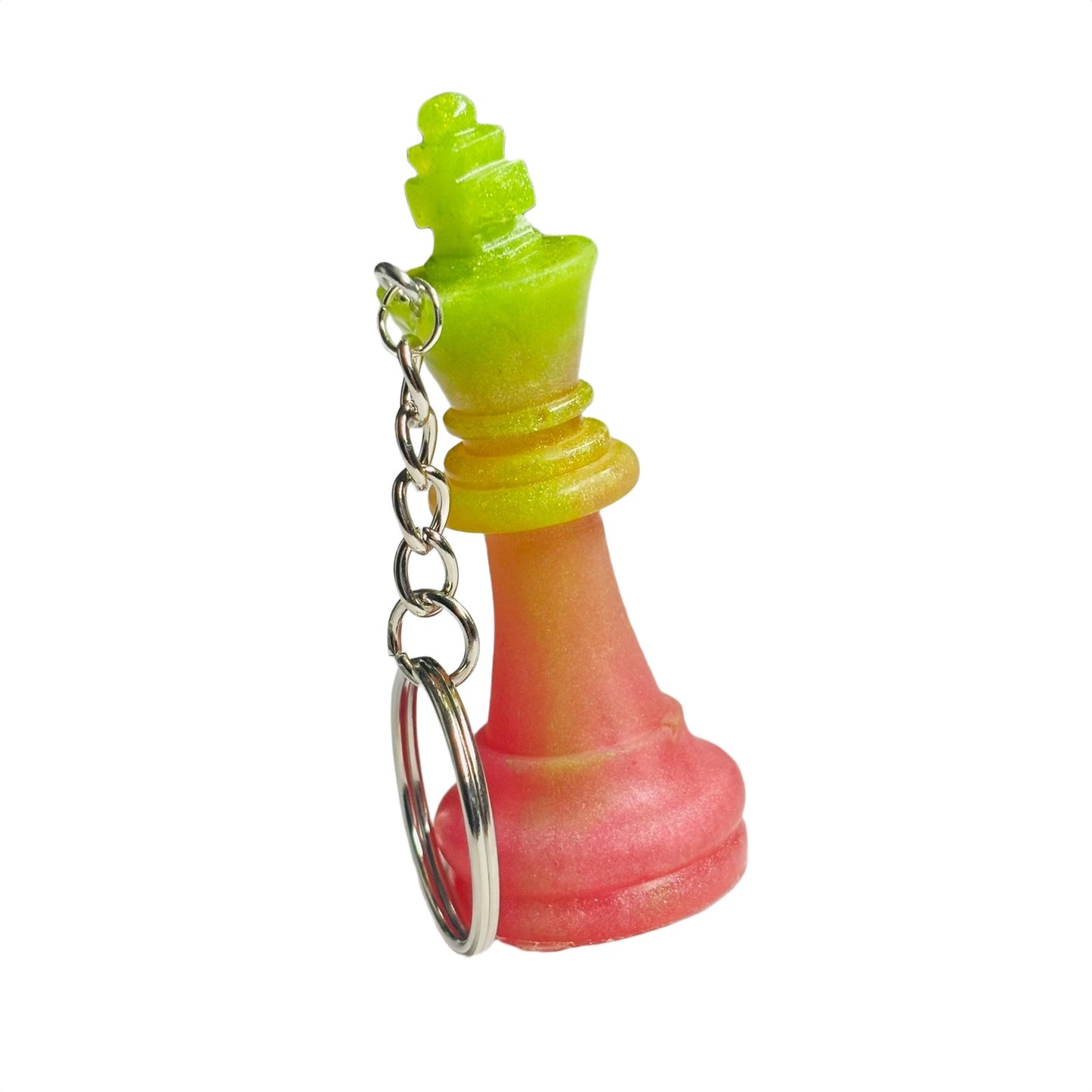 Pink/Green Shade King - Handmade Resin Keychain