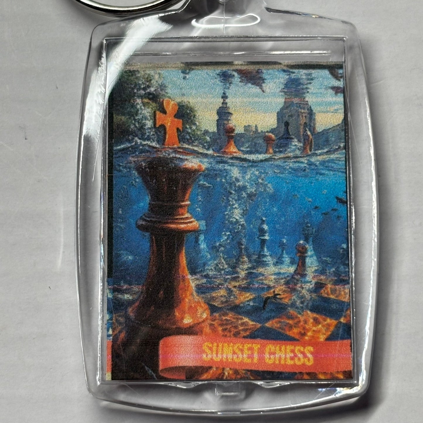 Water Rises - Chess  Photo Keychain
