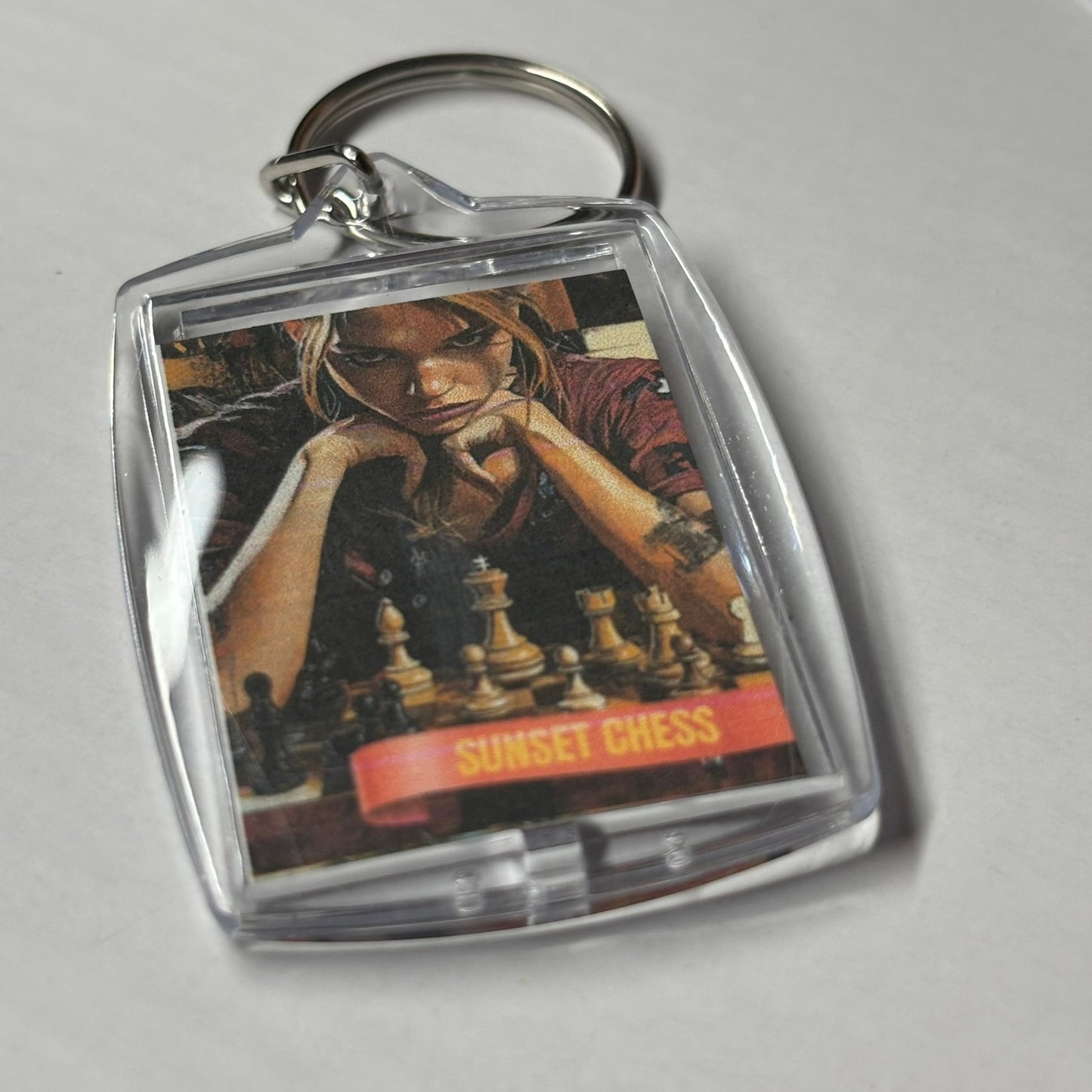 Young Prodigy - Chess  Photo Keychain