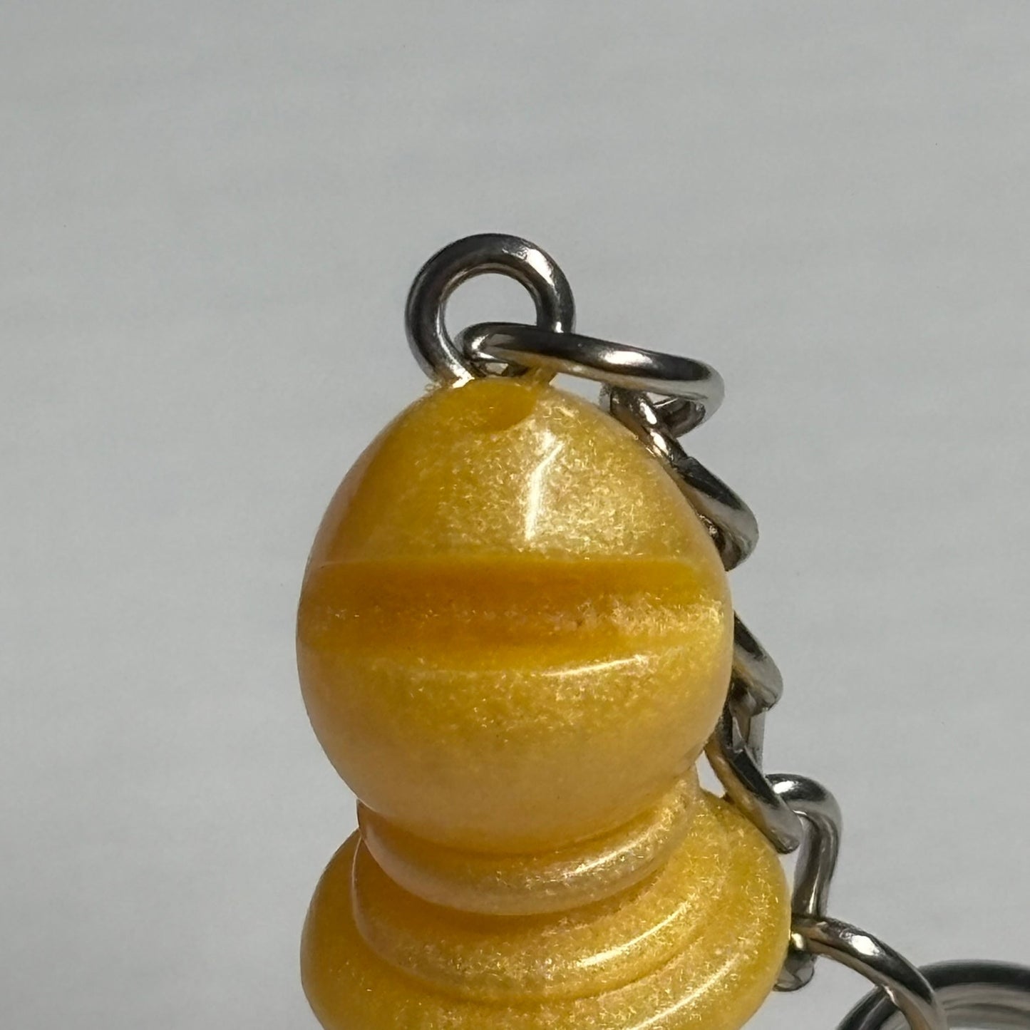 Yellow Bishop - Handmade Resin Keychain