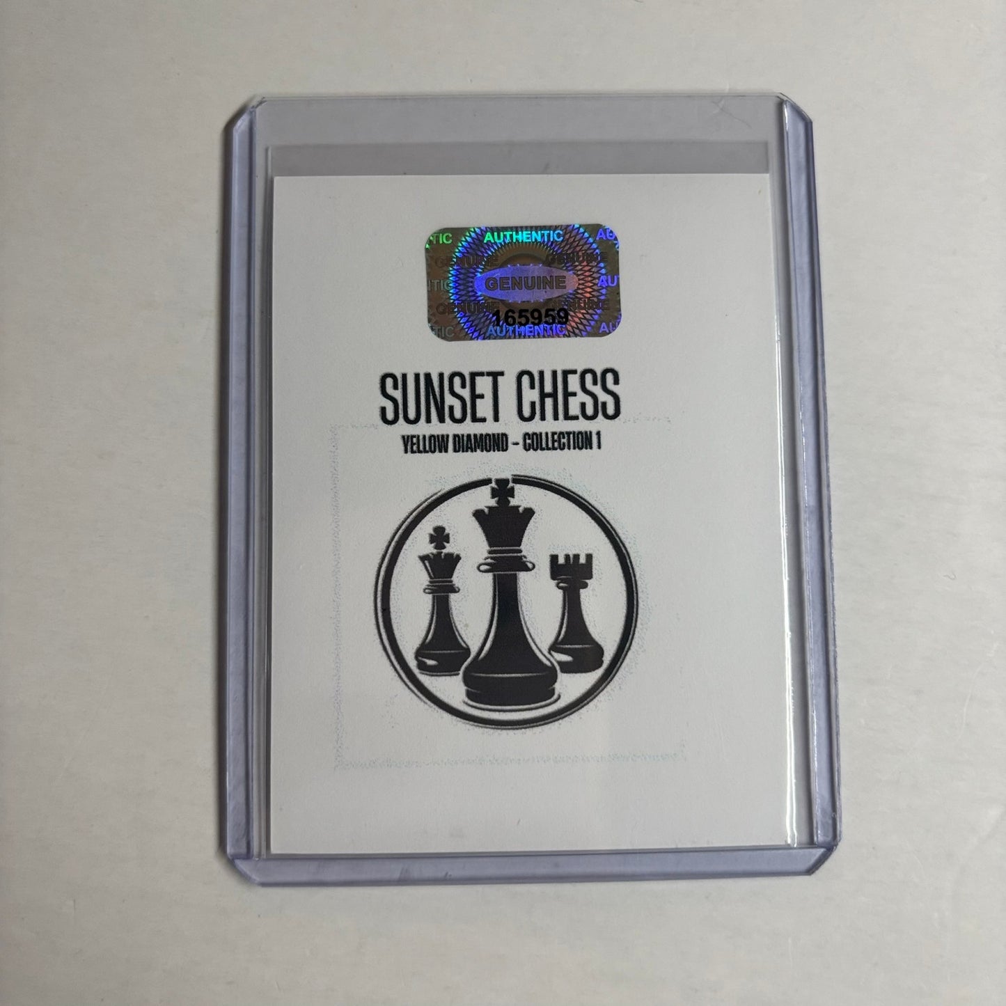 Yellow Diamond Collection 1 - Trading Card