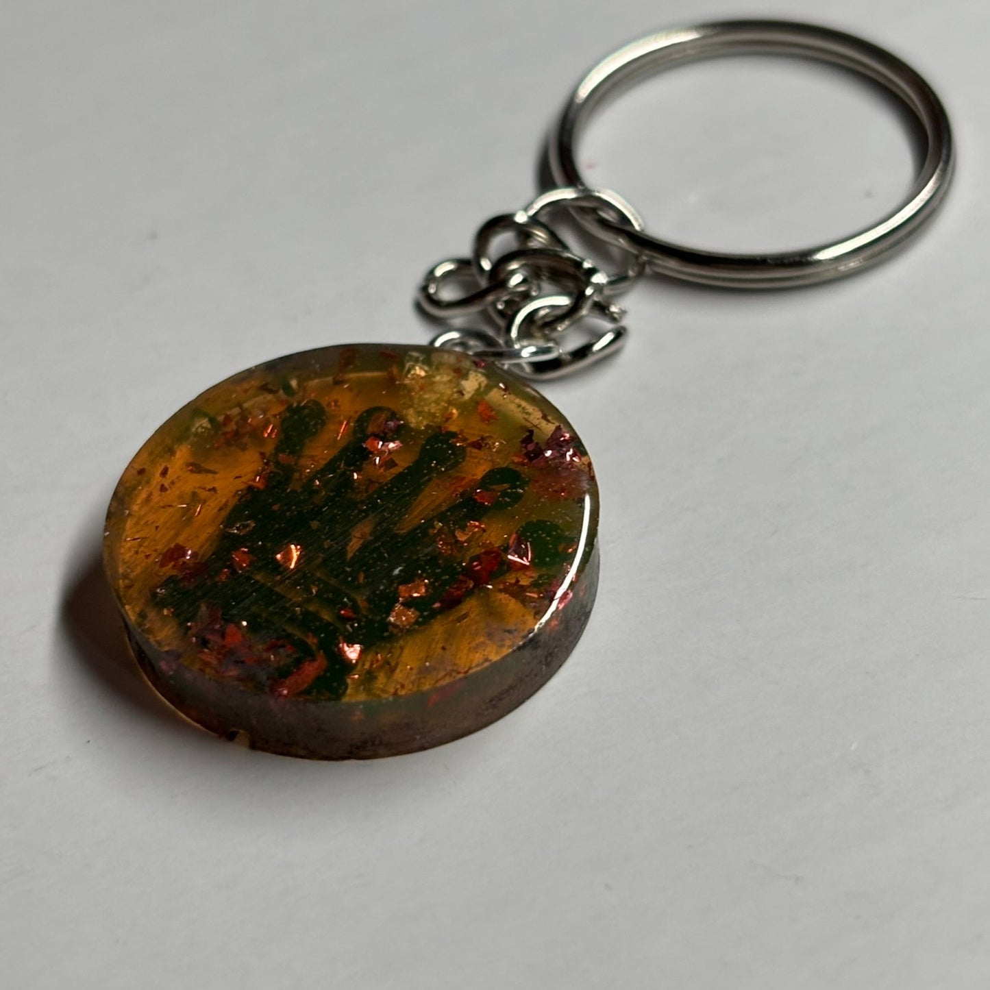 Amber Royal Queen - Handmade Resin Keychain