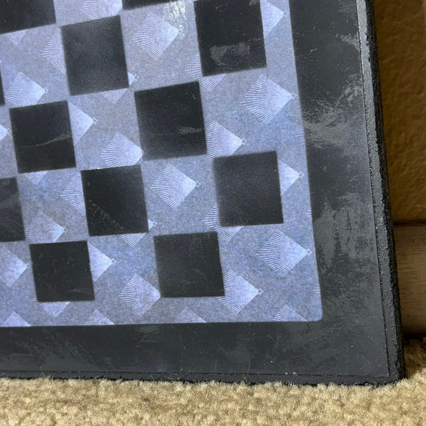Slick Blue - Scrapbook Chess Board