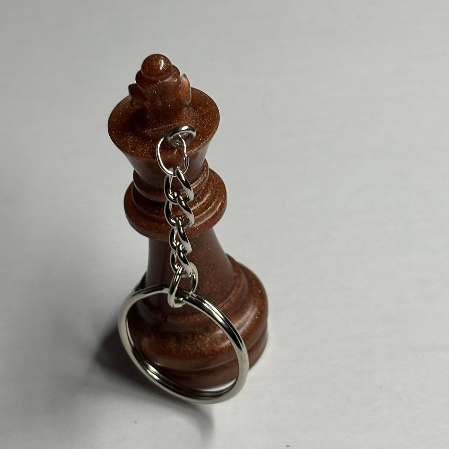 Brown King - Handmade Resin Keychain